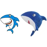 Personalizado Animal de Pelúcia Macia Grande Tubarão Adicionar Voz Repetindo Brinquedos de Pelúcia