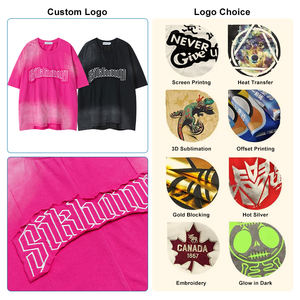 Custom Shirts <b>Men's</b> Acid Wash Oversized <b>Purple</b> Shirts Gym 100% Cotton T-Shirt Outdoor Sports Oversized Shirts for <b>Men</b> - Product Image 5