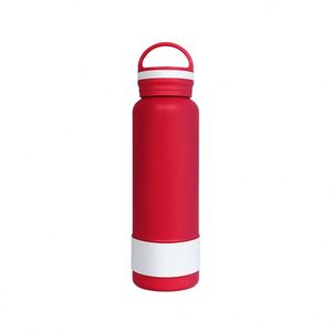 Insulated Stainless Steel Water Bottle with Handle, 24oz Double Wall Vacuum Flask, Leakproof Thermos for Outdoor - Product Image 5