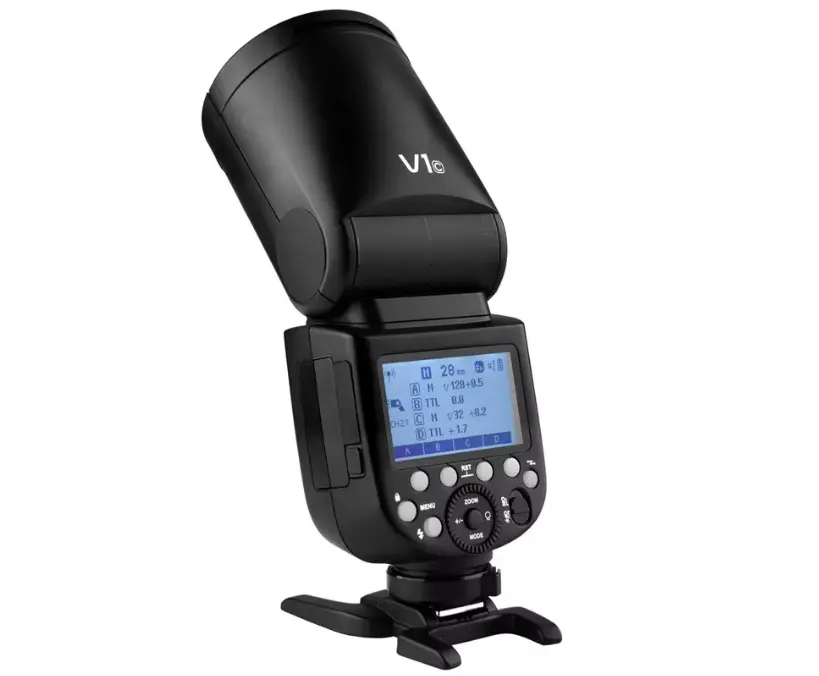 Go dox V1-C High quality Flash light 76Ws 2.4G TTL Round Head Camera Accessories