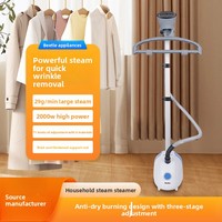 Défroisseur Vapeur Commercial Grande Capacité 2000W, Fer à Vapeur Électrique, Brosse Vapeur Verticale, Type sur Pied, Réservoir d'Eau 1.8L, Anti-Ébullition à Sec