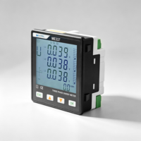 Compteur de panneau triphasé industriel ME337, alimentation 95-265VAC / 24VDC, CAT III 1000V, Modbus-RTU