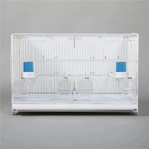 Super Offerta Gabbia da Allevamento Impilabile 60x32x38cm a Tinta Unita con Chiusura a Scatto - Product Image 2