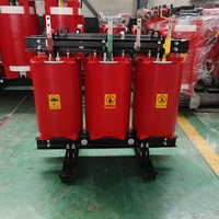 Transformateur de distribution de puissance triphasé à bobinage en cuivre, encapsulé dans de la résine, type sec, 30kVA-3150kVA 6kV-35kV
