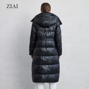 Giacca invernale con cappuccio da <span class=keywords><strong>donna</strong></span> alla moda tinta unita giacca <span class=keywords><strong>impermeabile</strong></span> imbottita giacca da <span class=keywords><strong>donna</strong></span> - Product Image 6