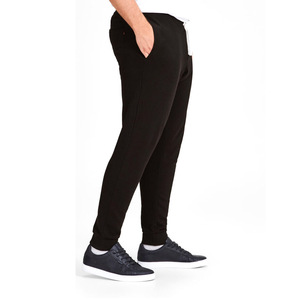 Pantalon de survêtement unisexe personnalisé en molleton 100 % coton vert uni avec taille élastique, séchage rapide et respirant, design décontracté pour l'hiver - Product Image 6