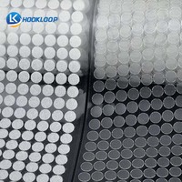 Haute qualité en gros adhésif point rond attache personnalisé crochet et boucle points blanc ruban points Transparent pour la maternelle bricolage