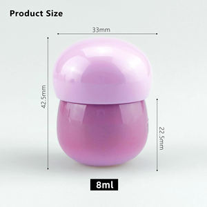 Envases de brillo de labios con forma de seta para niños, tubos vacíos de belleza de lujo rosa con impresión de etiquetas privadas - Product Image 2