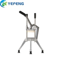 Handmatige fruit- en groentesnijder, commerciële voedselsnijder, aluminiumlegering snijmachine, frietsnijder voor thuis, restaurant en keuken