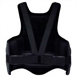 Protège-poitrine de boxe durable avec protecteur de corps en cuir MMA Muay Thai Karaté Training Belly Pad Logo personnalisé Matériau respirant - Product Image 6