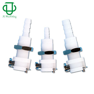 Plaque filetée externe en plastique POM série M avec siège femelle et butée de soupape, raccord rapide pour connexion de tuyau en caoutchouc - Product Image 4