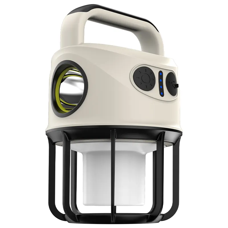 Linterna portátil de emergencia para exteriores, luz LED de Camping, resistente al agua, recargable