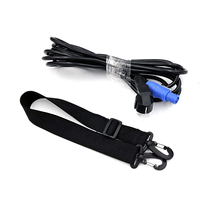 Machine à fumée électrique portative 1500W avec LED, pistolet à brouillard à commande manuelle et portée de jet de 5-6m pour soirées en boîte de nuit