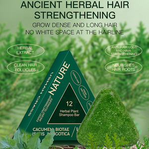 Private Label 100% Kruiden Haarshampoo Usma Gras Zeep Anti Haaruitval Ginseng Verdonkerende Verdikkende Arborvitae Blad Zeep Reep - Product Image 3