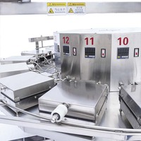 Machine à gaufres en forme d'ours en acier inoxydable professionnelle 6 en 1, machine à cônes à gaufres électrique industrielle