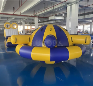 Barco inflable de discoteca, cohete de agua inflable, OVNI para juegos de parque acuático para niños y adultos - Product Image 6