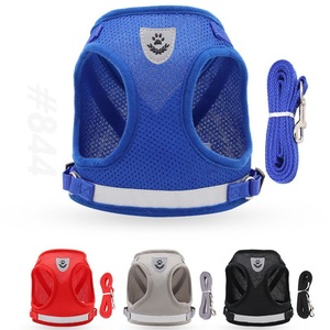 PETLUXE Rompi Reflektif Polyester Bernapas dengan Tali dan <span class=keywords><strong>Harness</strong></span> untuk Ras Kecil/Sedang - Product Image 3