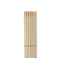 Brochette de protection de l'environnement naturelle de conception de style simple jetable biodégradable 240 mm bâton de bambou pour barbecue