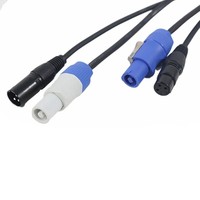 3x2.5 ㎡   Câble DMX 3 broches personnalisable de haute qualité pour éclairage de scène, lecteur audio-vidéo, câble combiné disponible