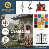 Jardinière de balcon de 30 pouces avec garde-corps en métal et support réglable pour clôture extérieure ou terrasse