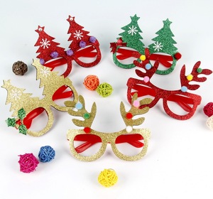 Funny Glitter <strong>Party</strong> <strong>Glasses</strong> Frames Holiday <strong>Party</strong> Favors Accessories Christmas Decorative <strong>Glasses</strong> - Product Image 6