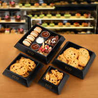 Boîte à emporter en papier personnalisée pour les pâtisseries, les gâteaux, les desserts, les repas, les restaurants, la restauration et les services alimentaires