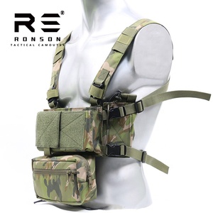 Aparejo táctico para el pecho M81 tipo camuflaje chino 500D Nylon Cordura impermeable fácil de llevar chaleco estilo de moda - Product Image 3