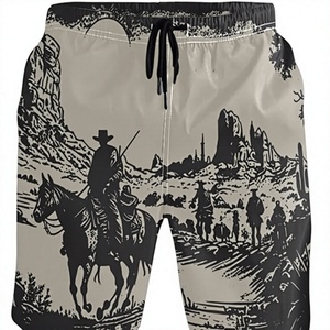 Shorts Deportivos Casuales de Verano para Hombre, de Secado Rápido, con Cordón Ajustable, 100% Poliéster, para Playa y Natación - Product Image 4