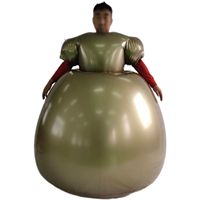 Ballon d'exercice gonflable personnalisé en PVC, couleur unie, pliable et portable, pour fête à thème Princesse SZ ZHN