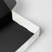 Boîte cadeau en carton ondulé de haute qualité pour bijoux et chaussettes, écologique, recyclable, avec pelliculage mat, emballage express