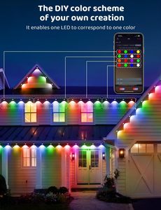 Projecteurs LED RVBW extérieurs permanents de style pierre précieuse en aluminium IP68 avec contrôleur SD pour usage en entrepôt - Product Image 3