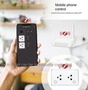 เต้ารับอัจฉริยะ รองรับ Alexa Google Home ควบคุมด้วยเสียง 13A 147*86 มม. Tuya Wifi Smart Life ไร้สาย - Product Image 5