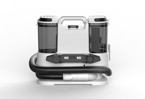 Machine de nettoyage de tapis électrique portative de qualité professionnelle, système à double moteur pour la restauration de tissus résistants - Product Image 2