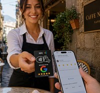 Carte de visite NFC/QR Code 4/C en PVC NTAG213 215 avec puce 13,56 MHz pour iPhone/Android – Utilisation à vie