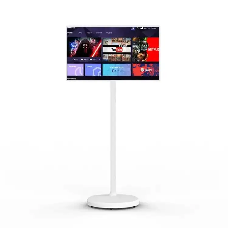 Standbyme zemin ayakta Tv akıllı Lcd dokunmatik ekran 27,32 inç spor interaktif Android Wifi spor akıllı Tv