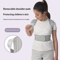 Ceinture Correctrice de Posture pour Étudiants avec Support en Acier, en Polyester Respirant pour la Stabilisation du Dos des Enfants, Personnalisable