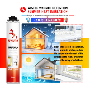 Mousse PU blanche multi-usages à haut rendement - Mousse expansive rigide en spray pour la construction - Scellant imperméable et ignifuge - Product Image 5