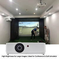 Projecteur numérique SMX pour grands espaces, 3LCD WUXGA, 6000 lumens, avec HDMI, pour projection de simulation en intérieur