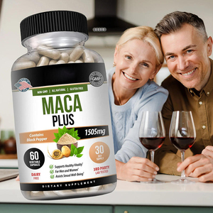 Cápsulas de Raíz de Maca Plus 1505mg con Pimienta Negra, 60 Cápsulas Vegetarianas, Favorece la Vitalidad, Extracto de Raíz de Maca - Product Image 3
