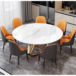 Può personalizzare la cucina e sala da pranzo tavoli e sedie rotazione automatica sala da pranzo set set tavolo piatto sinterizzato - Product Image 6