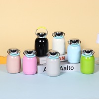 Mini Thermos Portable Personnalisé 260ml à Double Paroi en Acier Inoxydable avec Poignée pour Voyage