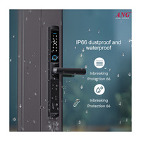 Serrure intelligente extérieure moderne et étanche pour portes vitrées Serrure numérique coulissante pour porte de maison intelligente