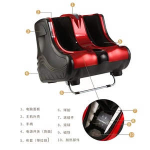 حار الاسترخاء الجمال قدم العجن التدفئة وسادة هوائية ضغط الساق مدلك قدم - Product Image 6