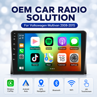 Autoradio Android 2+32 Go avec CarPlay et Android Auto, GPS intégré pour Volkswagen Multivan 2008-2015, fourni par l'usine