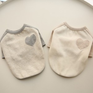 Suéter de Otoño/Invierno <span class=keywords><strong>con</strong></span> Estampado de Corazón para Gatos, Camiseta Interior para Perros Pequeños como Bichón, Teddy, Pomerania, <span class=keywords><strong>Yorkshire</strong></span> Terrier, Ropa Abrigada - Product Image 1