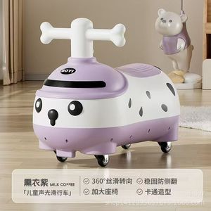 Childrens Ride On Car Four Wheel Balance Scooter For 1-3 Years Old Kids Unisex Plastic Toy With Lights And Music - Product Image 3