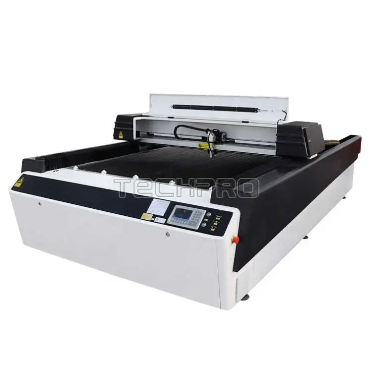 Techpro cnc cortador laser chinês 80w, cortador de vidro laser para venda