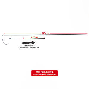 Kit de barre lumineuse LED 9 couleurs 12W pour Série 5 F10 F11 F18, éclairage d'ambiance, rénovation/mise à niveau pour le panneau de porte intérieur - Product Image 3