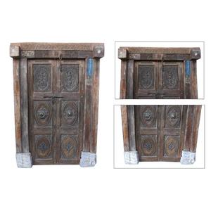 Puerta de Madera con Marco Tallado a Mano, Marco Moderno de Lujo para Dormitorio, Villa, Residencia, Sala de Estar, Comedor, Hogar - Product Image 1