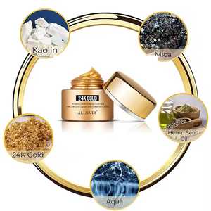 Vente en gros de cosmétiques coréens produits de soins de la peau naturels biologique masque facial hydratant Anti-âge en or 24k - Product Image 2